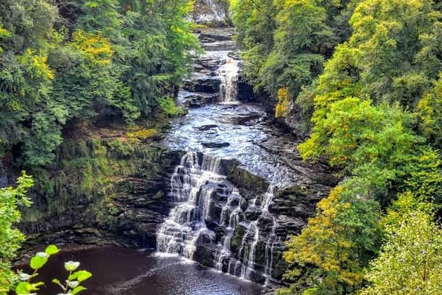 The Falls of Clyde secured ninth place on the UK's Most Popular Waterfalls list.