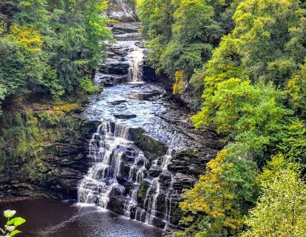 The Falls of Clyde secured ninth place on the UK's Most Popular Waterfalls list.