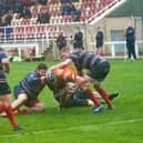 West of Scotland got the better of Murrayfield Wanderers in difficult conditions at Burnbrae (pic: Gordon Cairns)