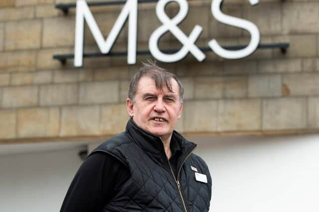 Neil Clancy pictured outside the M&S Foodhall in Milngavie (Photo by Craig Foy / SNS Group)