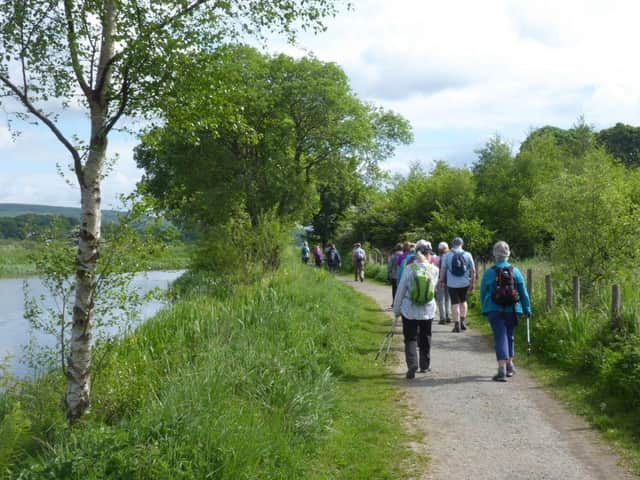 Walkers at Auchinstarry