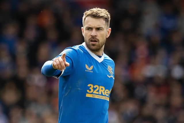 On-loan Rangers midfielder Aaron Ramsey will decide his future in the summer. (Photo by Craig Williamson / SNS Group)