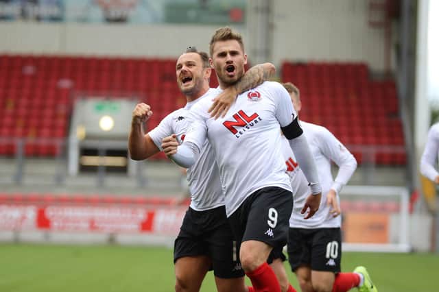David Goodwillie was in scoring form against Cumbernauld United