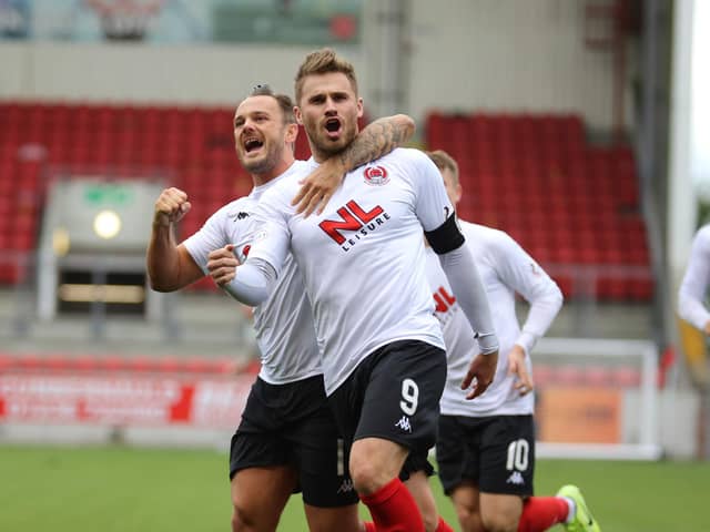 David Goodwillie was in scoring form against Cumbernauld United