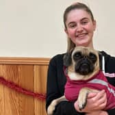 Nicole Duthie (Elle Woods) and Bailey (Bruiser) are ready to take centre stage in the production.