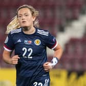 Erin Cuthbert missed a late chance for the Scots.