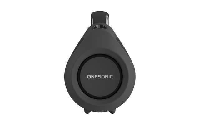 A side profile of the ONESONIC QUATTRO Bluetooth 5.0 speaker