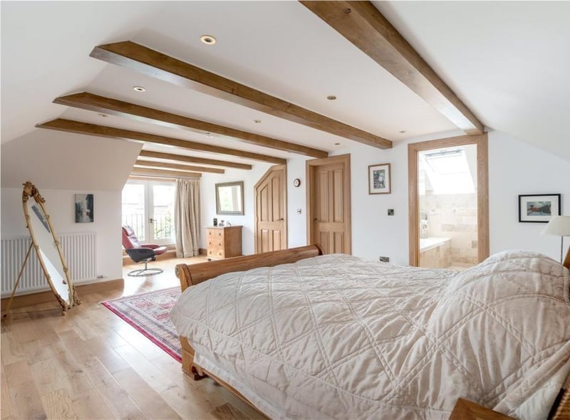 The master bedroom.