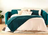 The taste of Kai and Sanam from Love Island - a cosy sofa bed