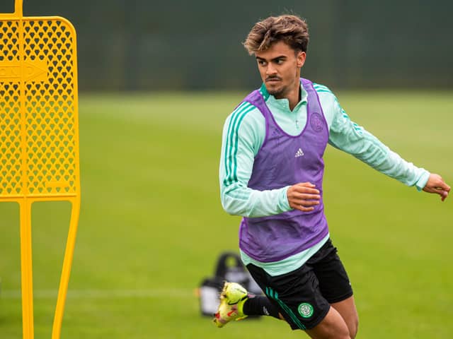 Jota has joined Celtic on a season-long loan from Benfica . (Photo by Ross MacDonald / SNS Group)