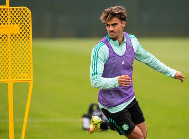 Jota has joined Celtic on a season-long loan from Benfica . (Photo by Ross MacDonald / SNS Group)