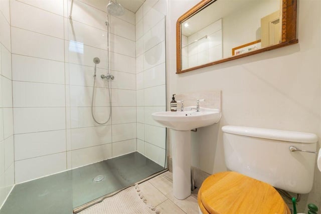 There are two bathrooms in the property.