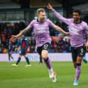 Amad Diallo celebrates after scoring five minutes into his debut for Rangers against Ross County in Dingwall. (Photo by Craig Williamson / SNS Group)