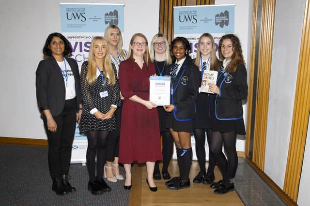 ​Bishopbriggs Academy was one of 11 schools across Scotland recognised for their good practice.