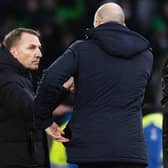 Celtic manager Brendan Rodgers and Rangers boss Philippe Clement