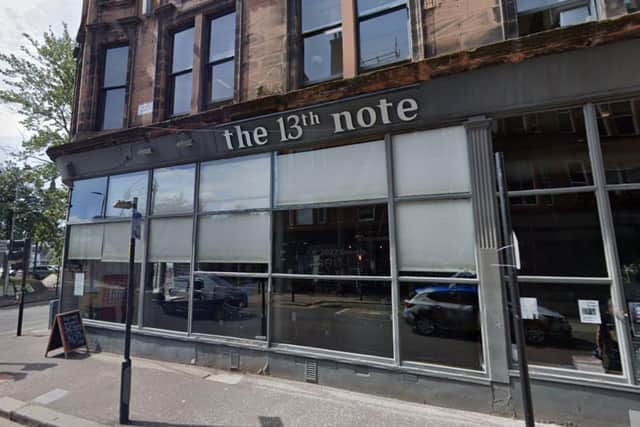 Situated between the Merchant City and the River Clyde on King Street, the 13th Note was a relaxed music bar offering vegetarian and vegan food before it closed down mid-July 2023.