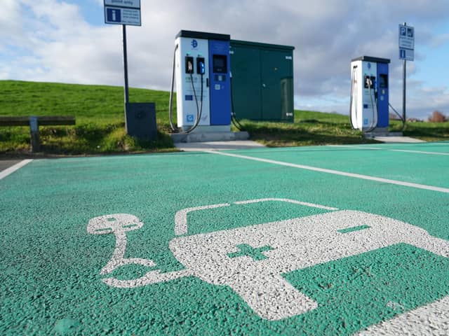 File photo dated 4/2/2020 of electric vehicle charging points at Tynemouth. The Government should create an independent watchdog to regulate electric car charging prices and ensure widespread chargepoints across the UK, an industry group has said. Figures from the Society of Motor Manufacturers and Traders (SMMT) show plug-in vehicles accounted for more than one in six new cars registered in the UK last year. Issue date: Wednesday February 16, 2022.