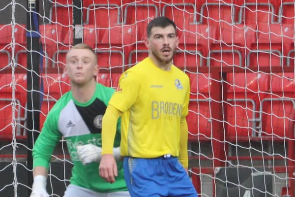 Fraser Team gave Cumbernauld Colts an early lead by Huntly hit back to win (pic: Erin Wilson)