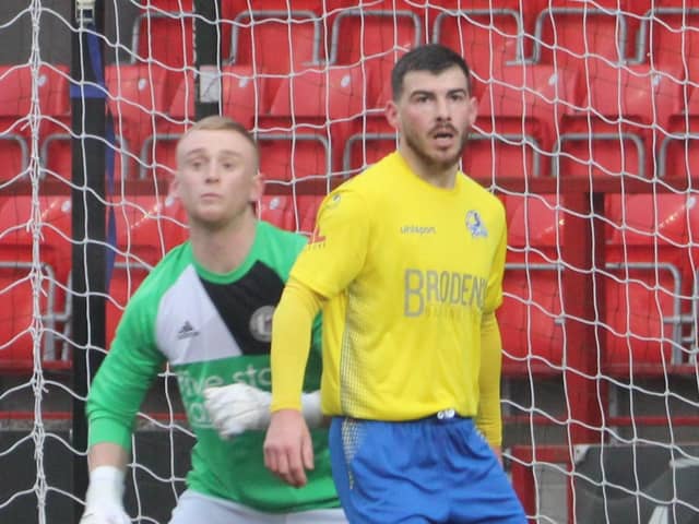 Fraser Team gave Cumbernauld Colts an early lead by Huntly hit back to win (pic: Erin Wilson)
