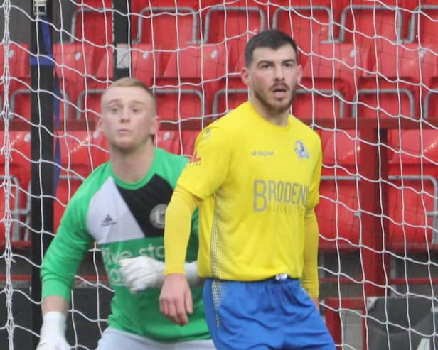 Fraser Team gave Cumbernauld Colts an early lead by Huntly hit back to win (pic: Erin Wilson)