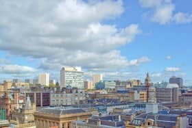 Aerial view of the city of Glasgow, Scotland Pic: Claudio Divizia