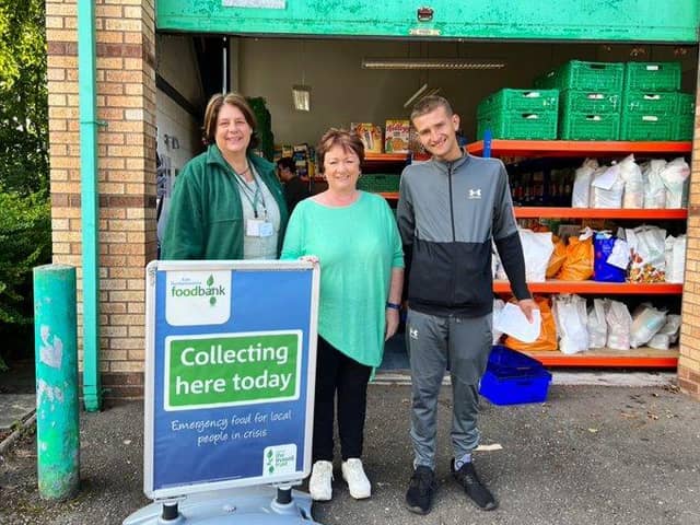 Rona Mackay MSP at East Dunbartonshire Foodbank