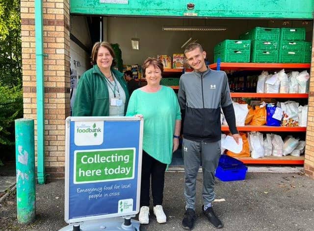 Rona Mackay MSP at East Dunbartonshire Foodbank