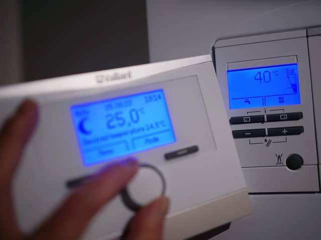 File photo dated 25/08/22 of a domestic home thermostat. Almost half of people in Scotland say energy bills are their biggest financial concern this winter, according to research released by Citizens Advice Scotland (CAS). Issue date: Monday November 20, 2023.