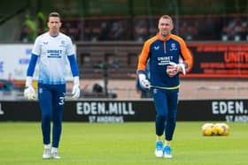 Rangers goalkeepers Jon McLaughlin and Allan McGregor are both on deals which expire at he end of the season. (Photo by Ross Parker / SNS Group)