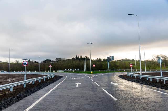 The new Maidenhill/Glasgow South Orbital junction