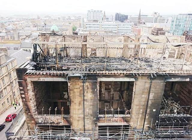 A Scottish Fire and Rescue Service aerial photograph captures the extend of the damage.
Pic: SFRS