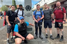 Six Kwik Fit colleagues are taking on the 96 mile West Highland Way to support Air Ambulances UK.