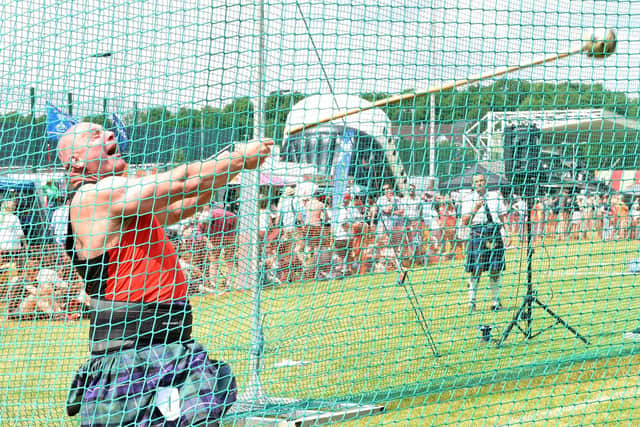 Bearsden & Milngavie Highland Games 2018 at West of Scotland FC, Saturday 9th June 2018.
 Heavy Events.