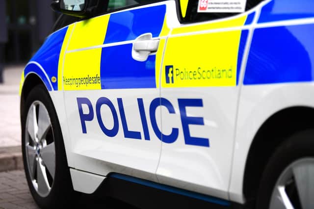 The man was taken to hospital for his injuries.