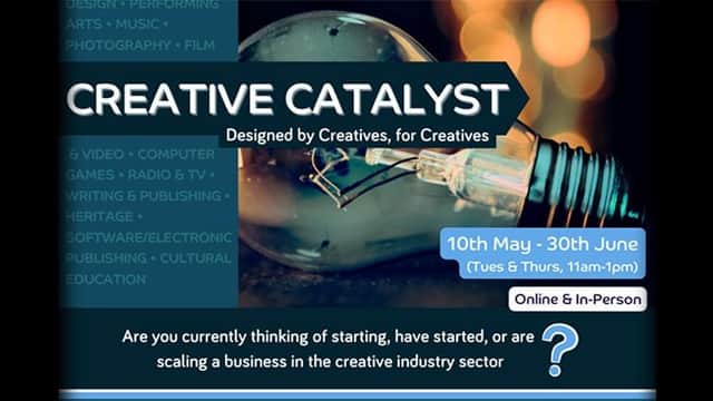 Workshops are being staged to help people working in creative industries.