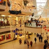 Christmas shopping at the Buchanan Galleries.