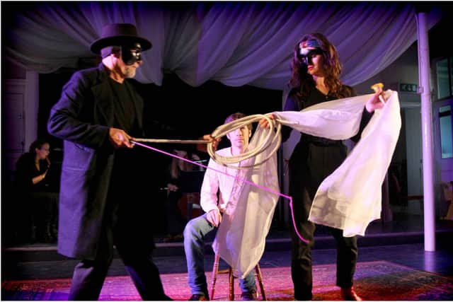 Performance of I, Spie in London, 2021 by Robert Piwko