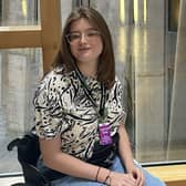 Ciara McCarthy, 18, on a visit to the Scottish Parliament