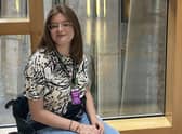 Ciara McCarthy, 18, on a visit to the Scottish Parliament