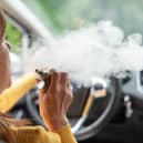 Drivers can be fined up to £5,000 for vaping in vehicles