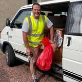 Campervan man Craig Ritchie has had mostly positive feedback about his community-spirited efforts.