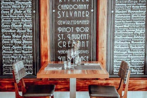 Wine, not least more than 40 Rieslings, toasts fine dining at Bistro Brasserie Koeppchen (photo BBK)