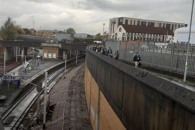 A four-mile section of the line will be closed east from Exhibition Centre station, which serves the Hydro and other SEC venues. Picture: The Scotsman