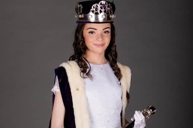 Caitlin Stewart can't wait to be crowned Lanimer Queen tomorrow (Thursday).