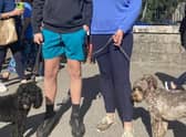 Shona Diack and son Harvey (14) from Lenzie