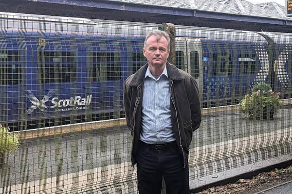 Councillor Jim Gibbons hits out a rail services on Milngavie line