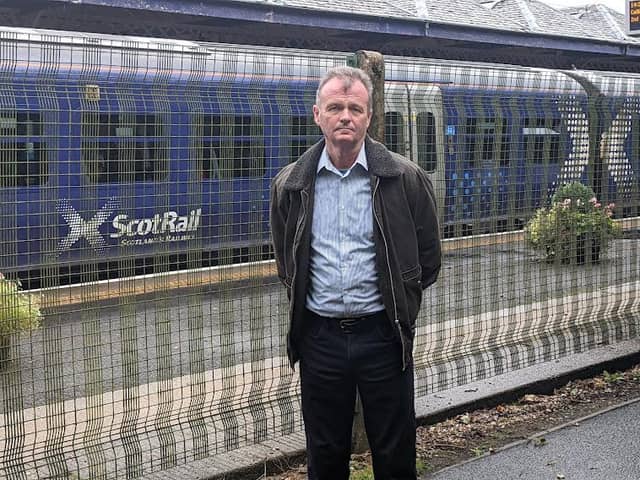 Councillor Jim Gibbons hits out a rail services on Milngavie line