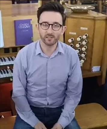 Alan is the organist at Bellshill Central Parish Church