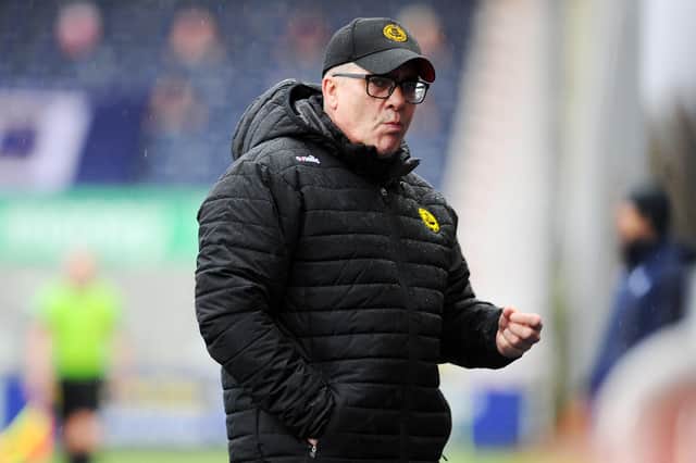 Partick Thistle boss Ian McCall led his team to League 1 title (Pic by Michael Gillen)