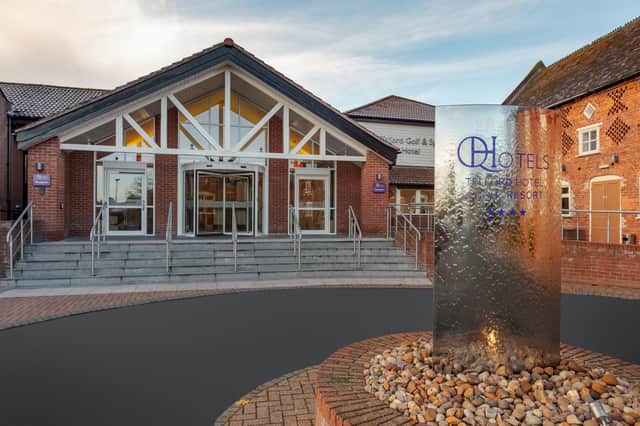 Entrance to the Telford Hotel & Golf Resort, which is part of the Q Hotels group. Image: Pellier Photography
